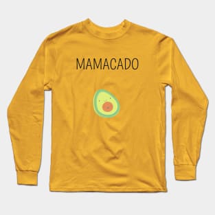 pregnancy mamacado cute avocado perfect gift idea for new mom Long Sleeve T-Shirt